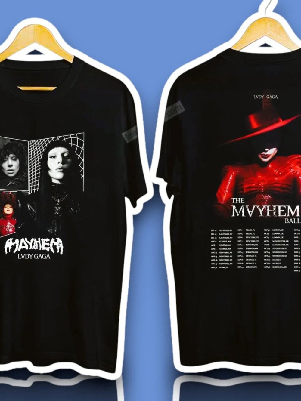 Lady Gaga The Mayhem Ball 2025 Tour Concert T Shirt 252